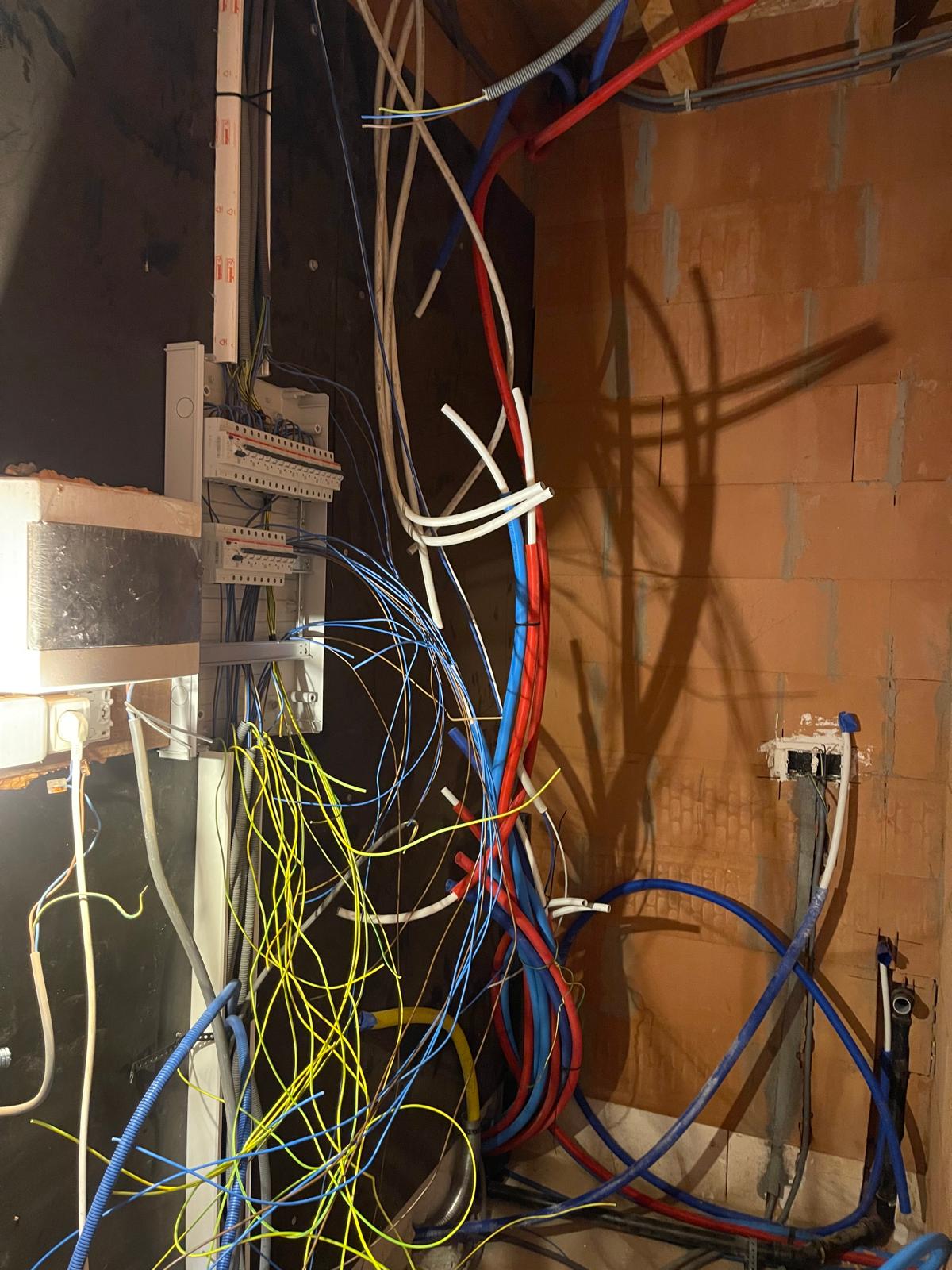 Schakelkast elektricien bekabeling renovatie - elektricien Sint-Niklaas